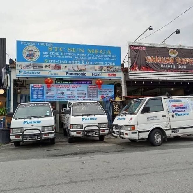 STC Sun Mega shop front in Kajang
